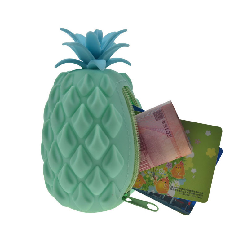 菠蘿硅膠零錢包