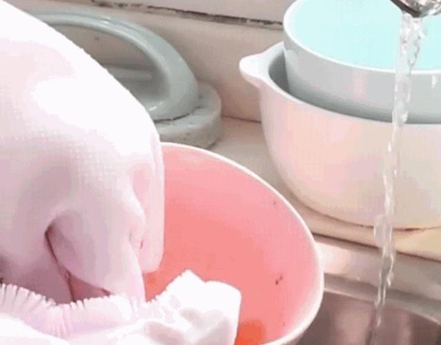 硅膠清潔手套，讓洗碗得心應手