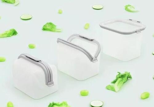 食品級硅膠創意扣蓋飯盒